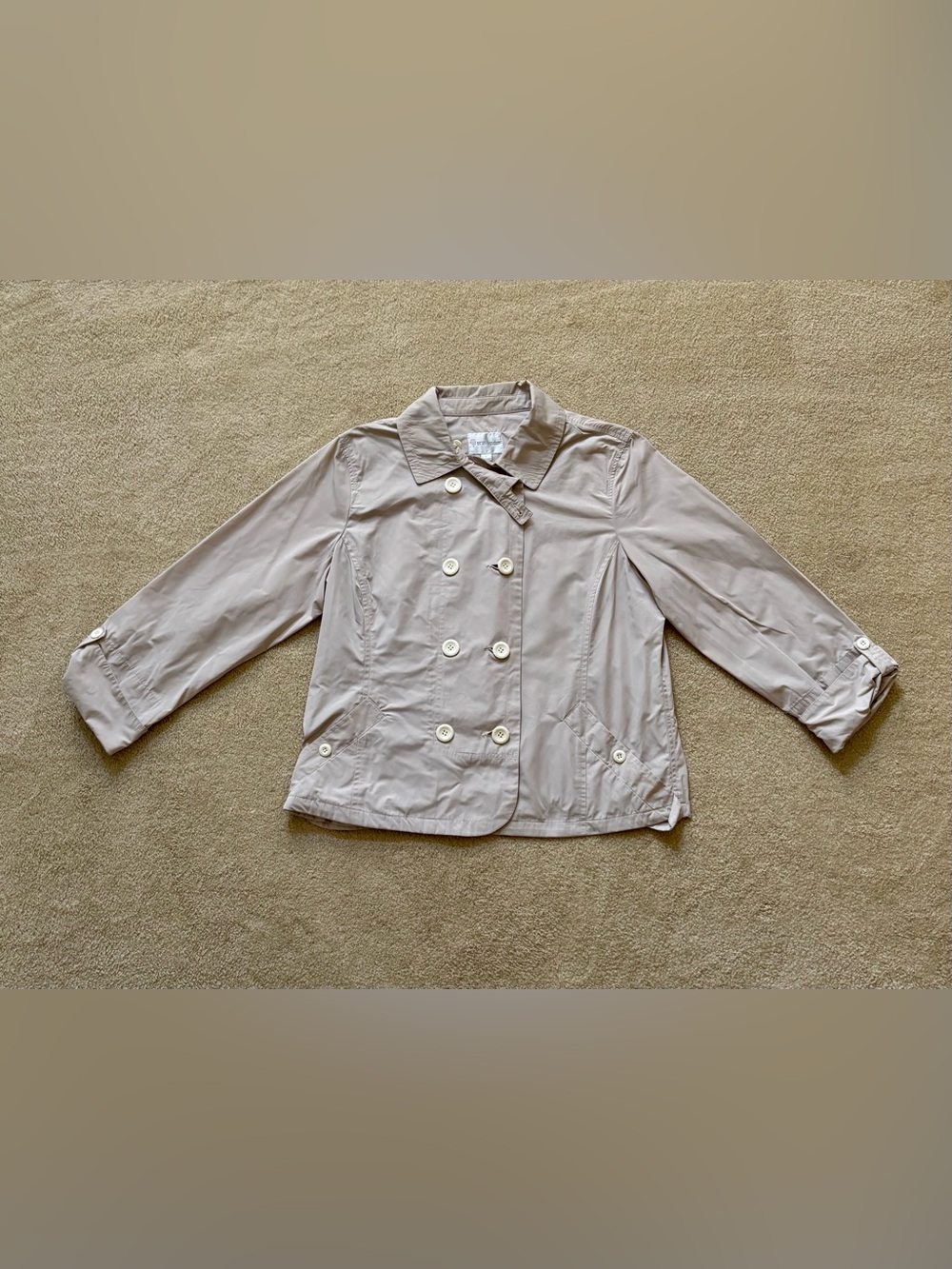 Erin London Double-breasted Trench Jacket